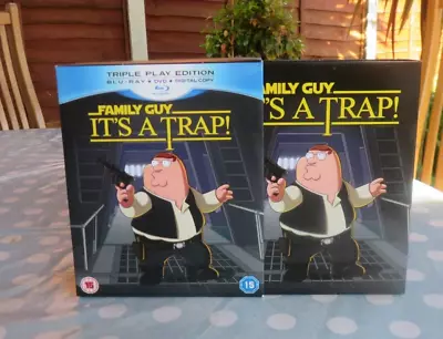 Buy Family Guy It's A Trap  Triple Play  T- Shirt , Cards & Scrip  Blu-ray Dvd New • 20£
