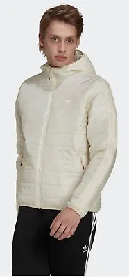 Buy Men's Adidas Padded Hooded Puffer Jacket Size Uk Large • 39.99£