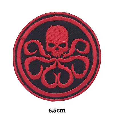 Buy Comic Character Marvel Avengers HYDRA Red Skull Iron Or Sew On Embroidered Patch • 2.79£