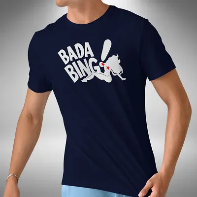 Buy Bada Bing Men's T-Shirt Funny Mafia Gangster The Sopranos Inspired • 10.99£