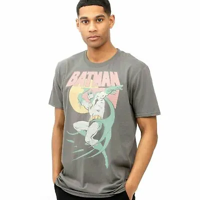 Buy Official DC Comics Mens 70's Batman T-shirt Grey Sizes S - XXL • 9.99£