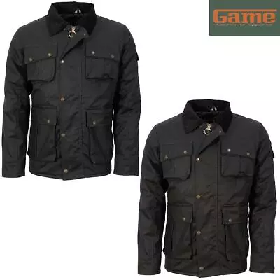 Buy Mens Game Utilitas II Multipocket Diamond Quilted Cotton Wax Jacket • 99.99£