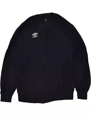 Buy UMBRO Mens Tracksuit Top Jacket 2XL Navy Blue Cotton BG11 • 22.95£