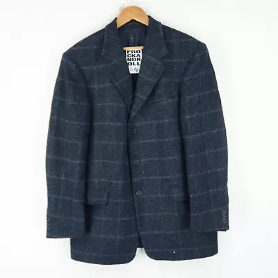 Buy Harris Tweed Sport Jacket Blazer Checked MARIO BARUTTI SZ 42/44  (T1016) • 38.21£