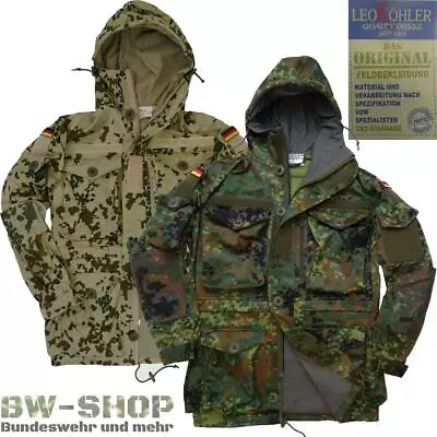 Buy Original Bundeswehr Insert Jacket Leo KÖhler Ksk Smock Bw Parka Spot Camouflage / Trope • 158.69£