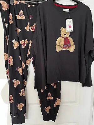 Buy Women’s Marks & Spencer Christmas Spencer Bear Pyjamas Size XL 20-22 New. • 18£