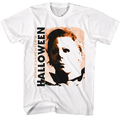 Buy Halloween Horror Movie John Carpenter Michael Myers Bust Photo Men's T Shirt • 39.91£