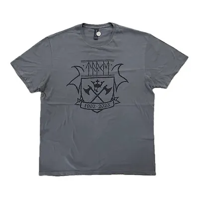 Buy Taake Et Hav Av Avstand 2023 Album Promo T-Shirt Size L In Grey With Back Print • 19.99£