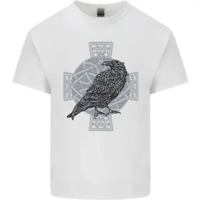 Buy Odin Celtic Raven Viking Tattoo Cross Runic Mens Cotton T-Shirt Tee Top • 8.75£