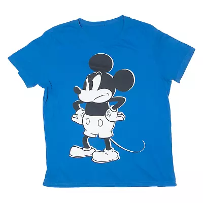 Buy Mickey Mouse Mens T-Shirt Blue L • 9.99£