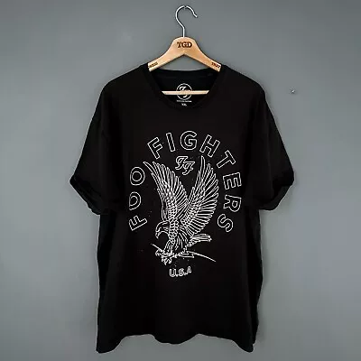 Buy Mens Next Foo Fighters Black Band Print Relaxed Fit Cotton T-Shirt Top Size XXL • 5.99£