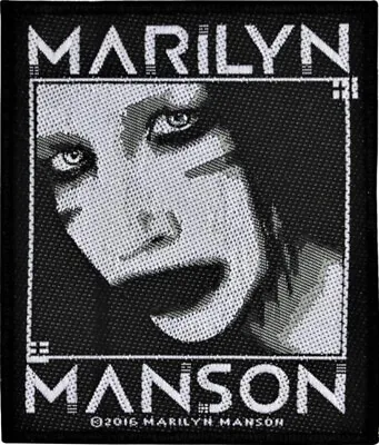 Buy Marilyn Manson - Villain Patch 8cm X 10cm • 3.49£