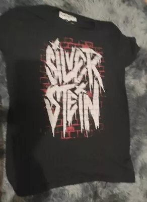 Buy Silverstein T Shirt Pop Punk Rock Metal Band Merch Tee Size Large Black • 16.30£