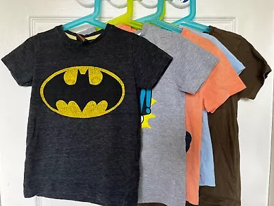Buy Boys Tshirt Bundle 4-5 Years  Batman Shark  • 2£