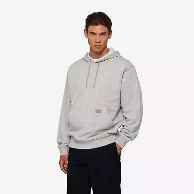 Buy Dickies Everyday Mens Comfort Casual Classic Pullover Fleece Hoodie Grey • 34.99£