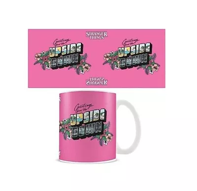 Buy 388734 Stranger Things Upside Down Pink Design 300ml Ceramic Coffee Tea Mug Cup • 9.39£