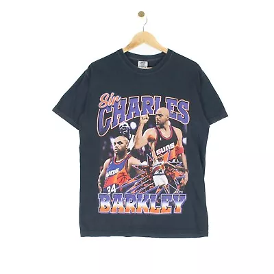 Buy Sir Charles Barkley T-Shirt Phoenix Suns #34 Basketball NBA Graphics Tee Size M • 24.99£