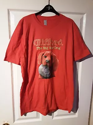Buy Clifford The Big Red Dog Film Movie Merch T-Shirt L Large Cotton Promotional • 20£