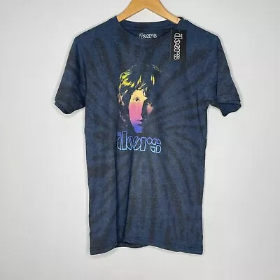 Buy (Size: S) The Doors Jim Morrison Halftone Gradient Dip-Dye T-Shirt • 6.99£