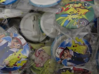 Buy 5PCS Random Collectible Pokémon Badges | Kids Video Game Merch | UNOFFICIAL | • 2.50£