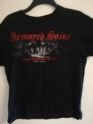 Buy Armored Saint Win Hands Down Tour 2015 Shirt L  Iron Maiden Saxon Metallica • 15£