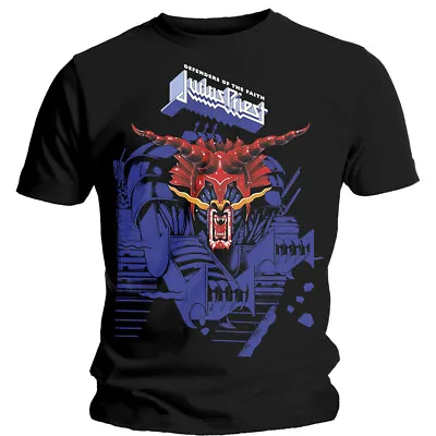 Buy Judas Priest Defenders Of The Faith Blue Black T-Shirt • 16.59£