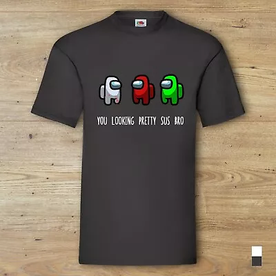 Buy Among Us T-Shirt Sus Bro Impostor Gamer Adults Kids Great Gift Free P&P   • 7.95£