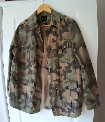 Buy New Look Camouflage Print Jacket Size 14 • 5£