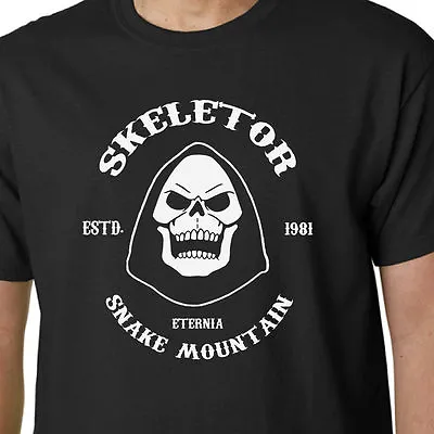 Buy Skeletor T-shirt HE-MAN MASTERS OF THE UNIVERSE SOA KIDS TV EIGHTIES 80's MATTEL • 14.99£