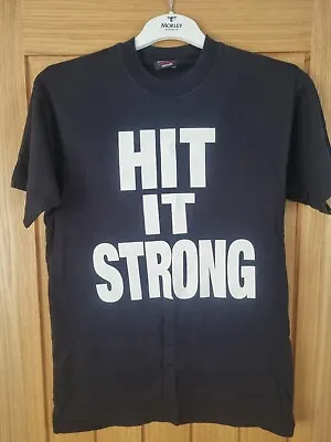 Buy Vintage Wwe The Rock Hit It Strong Hit It Fast Tshirt Size Medium 2000s  • 19.99£