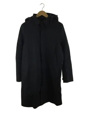 Buy Norwegian Rain Hooded Coat Herringbone Polyester S Navy USED • 254.15£