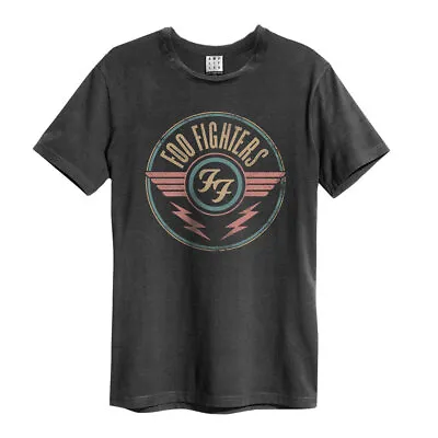 Buy Foo Fighters FF Air Amplified Charcoal Medium Unisex T-Shirt Official NEW • 23.99£
