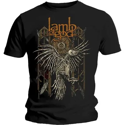 Buy Lamb Of God Crow Black Unisex T-Shirt New & Official Metal Merchandise • 16.20£