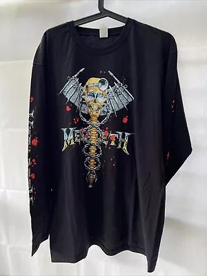 Buy Megadeth Band Long Sleeve Printed T-shirt Black Size XL Dr Vic Is In • 39.99£