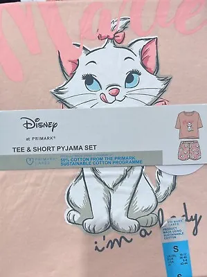 Buy Disney Aristocats Marie Shorts Pyjama Set UK Size 4-20 • 17.99£