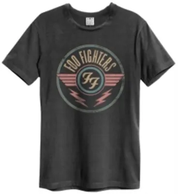 Buy Foo Fighters FF Air Amplified Charcoal Large Unisex T-Shirt Official NEW • 23.99£