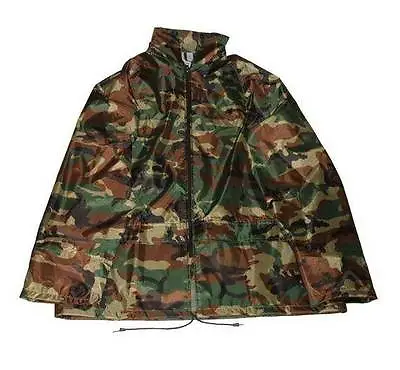 Buy Adult Camo Jacket Mens Ladies Water Resistant Army Camouflage Top NEW 40-42 • 9.99£