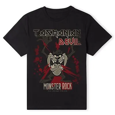 Buy Official Looney Tunes Tasmanian Devil Monster Rock Unisex T-Shirt • 10.79£