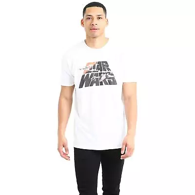 Buy Star Wars Mens T-shirt X-Wing Burst Logo White S-2XL Official • 13.99£