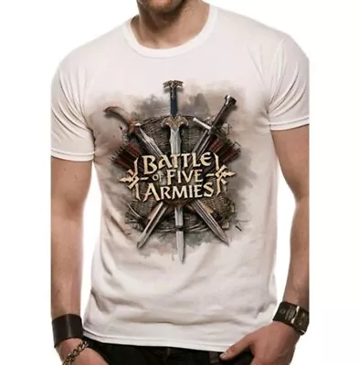 Buy The Hobbit T-shirt Battle Of The Five Armies Extra Large  T Shirt • 7.99£