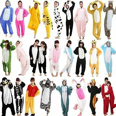 Buy Unisex Adult Onesie01 Animal Anime Cosplay Pyjamas Kigurumi Fancy Dress Costume • 18.32£