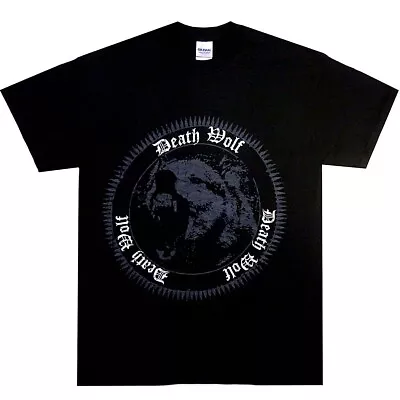 Buy Death Wolf Black Death Wolf Shirt S M L XL Horror Punk Metal Tshirt T-Shirt New • 19.41£