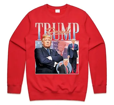 Buy Donald Trump Homage Jumper Sweatshirt Funny 2024 Election Campaign Merch America • 23.99£