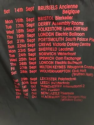 Buy Gary Numan Official 1991 Emotion Tour T-shirt XL • 22£