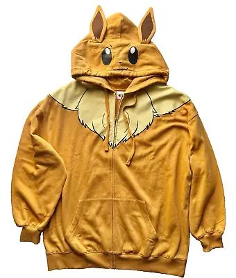 Buy Pokemon Eevee Zip Hoodie Sweater Adults Unisex Size 2X • 33.14£