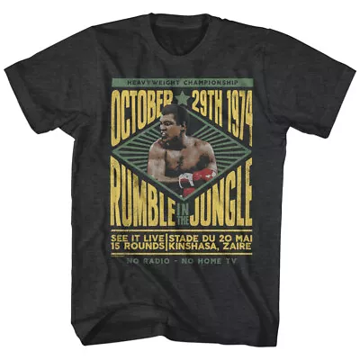 Buy Muhammad Ali Boxing Champ October 29th 1974 Rumble In The Jungle Men's T Shirt • 51.01£