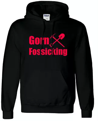 Buy Gorn Fossicking Hoody Cotton Heavy Blend Australia Warm Funny Crystal Gem Jumper • 50.42£