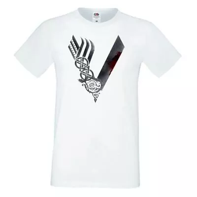 Buy Unisex Norse Viking Warrior Nordic Logo Symbol Crest Icon T-Shirt • 12.95£