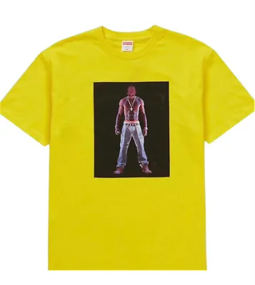 Buy Supreme Tupac Hologram T Shirt - Size Medium - Yellow SS20 - Brand New • 59.99£