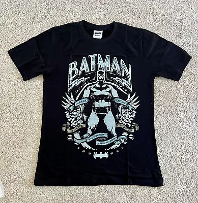 Buy Batman T-shirt Mens Size Small In Black Licensed BRAND NEW Collectors Series • 9.95£